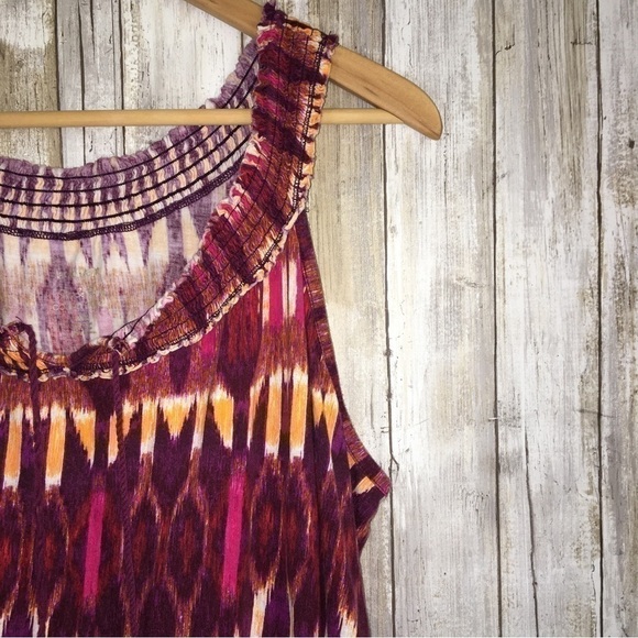 Lane Bryant Fun & Flirty Red & Orange Tank - Picture 2 of 5